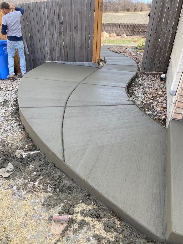 Sidewalks and Walkways for J and Son Colorado Concrete in Colorado Springs, CO