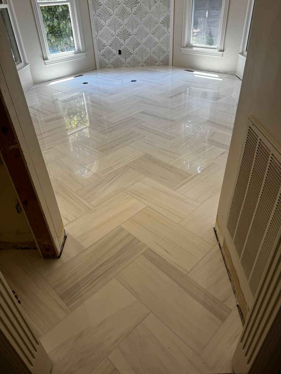 Tiling for JDI Customs in Nashville, TN