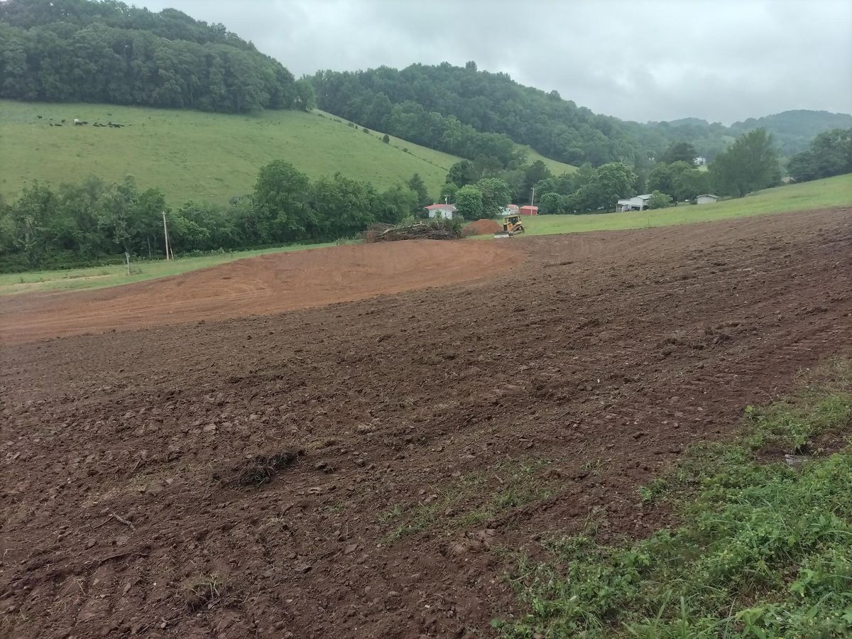Site Preparation for King of Dirt in Cornersville, TN