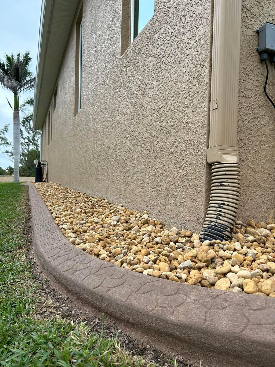 Mulch and Rock Installation for Advanced Landscaping Solutions LLC in Fort Myers, FL