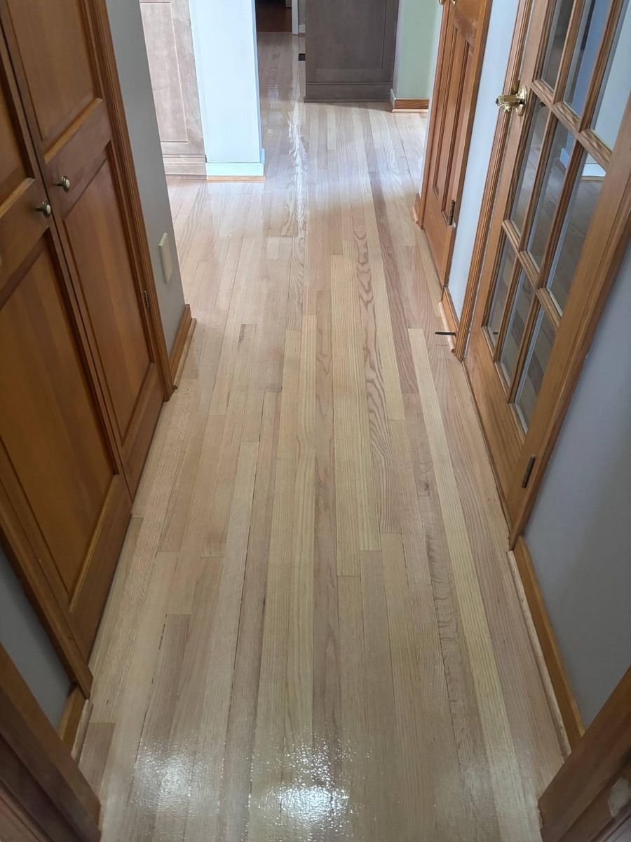 Refinishing hardwood flooring for Jason Tench Flooring LLC in Richmond, VA
