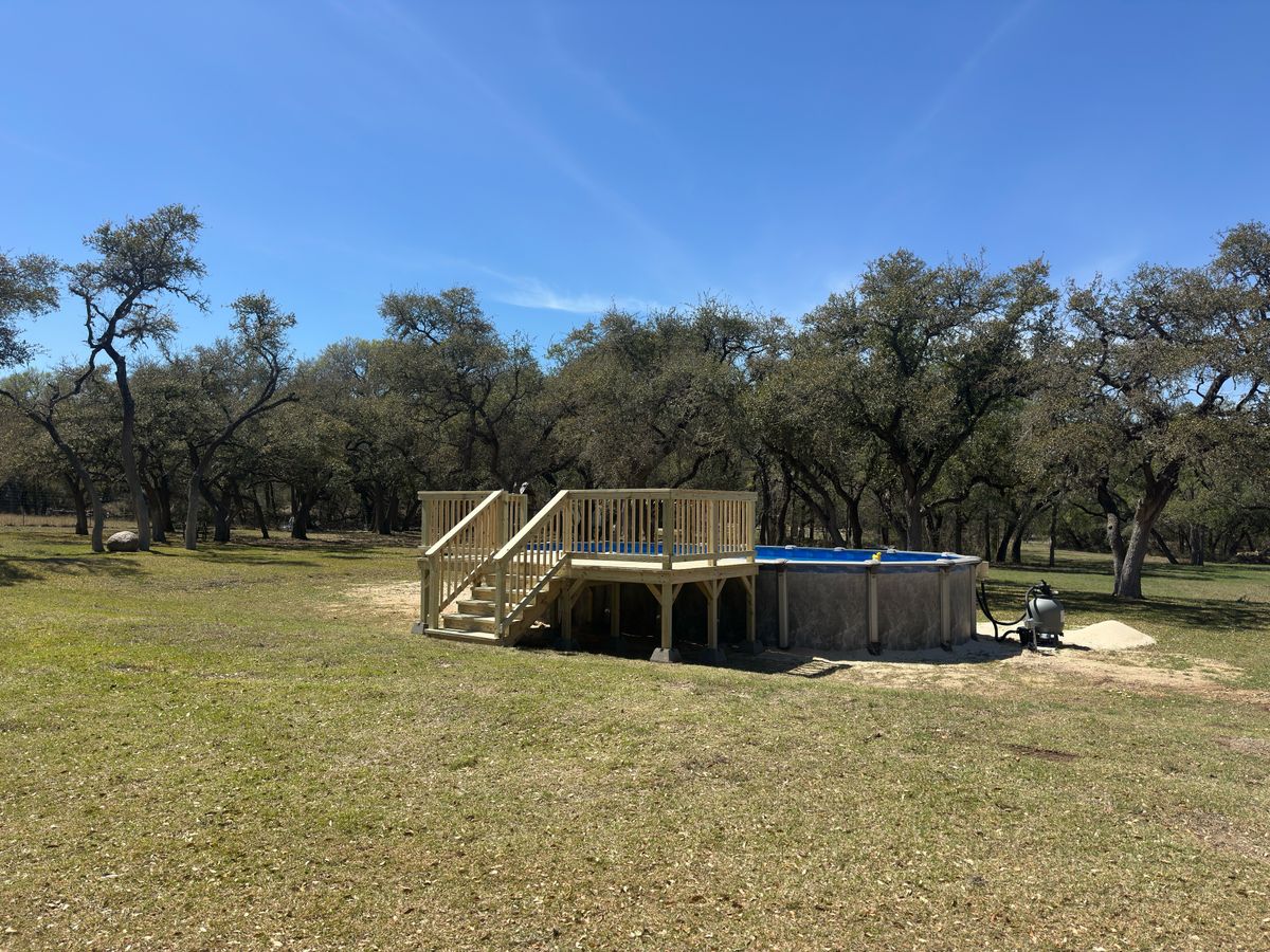 Pool Decks for Timberline Deck and Patio LLC in Waco, TX