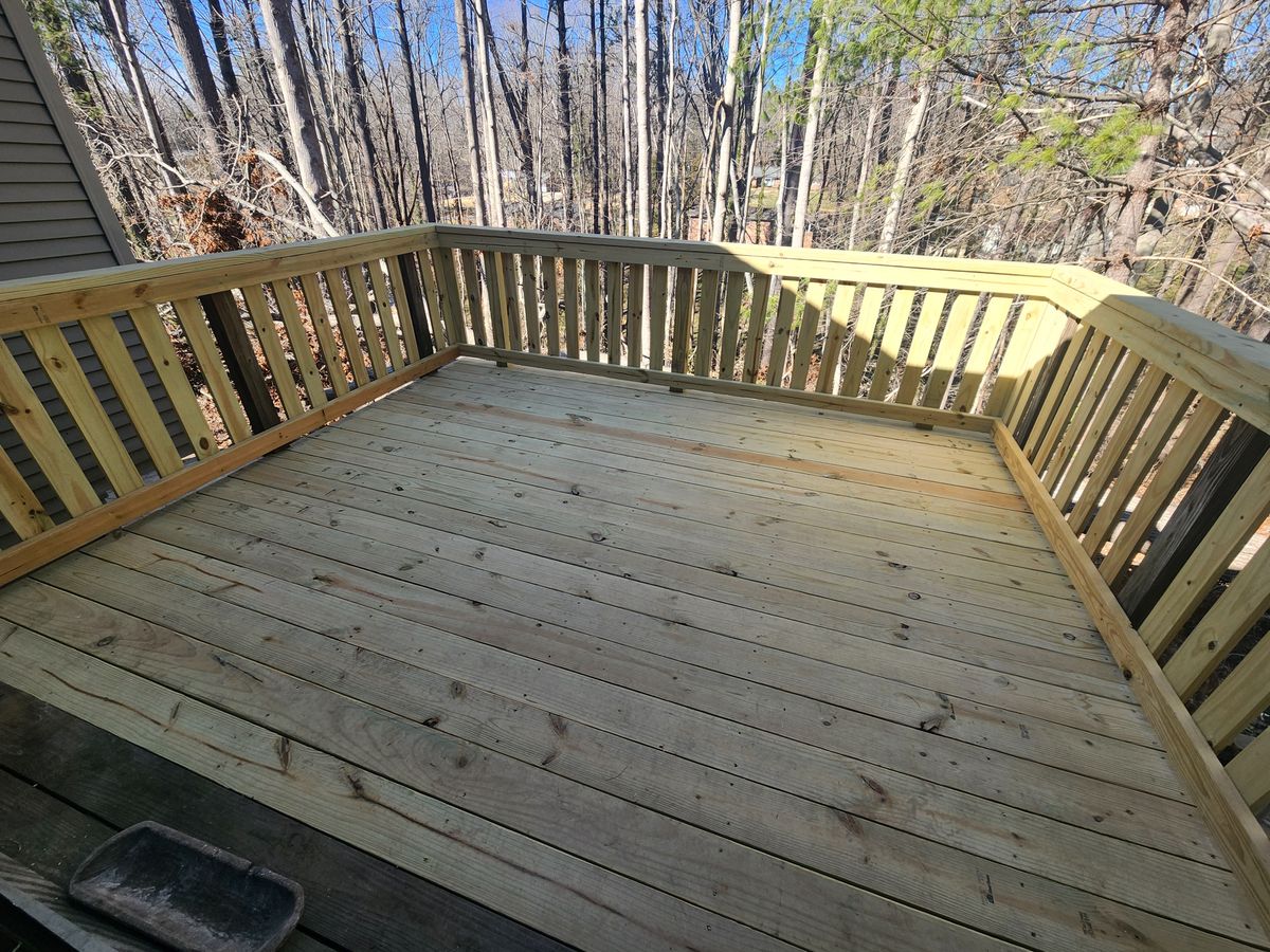 Deck & Patio Installation for Fundamental Home Solutions in Morganton, NC