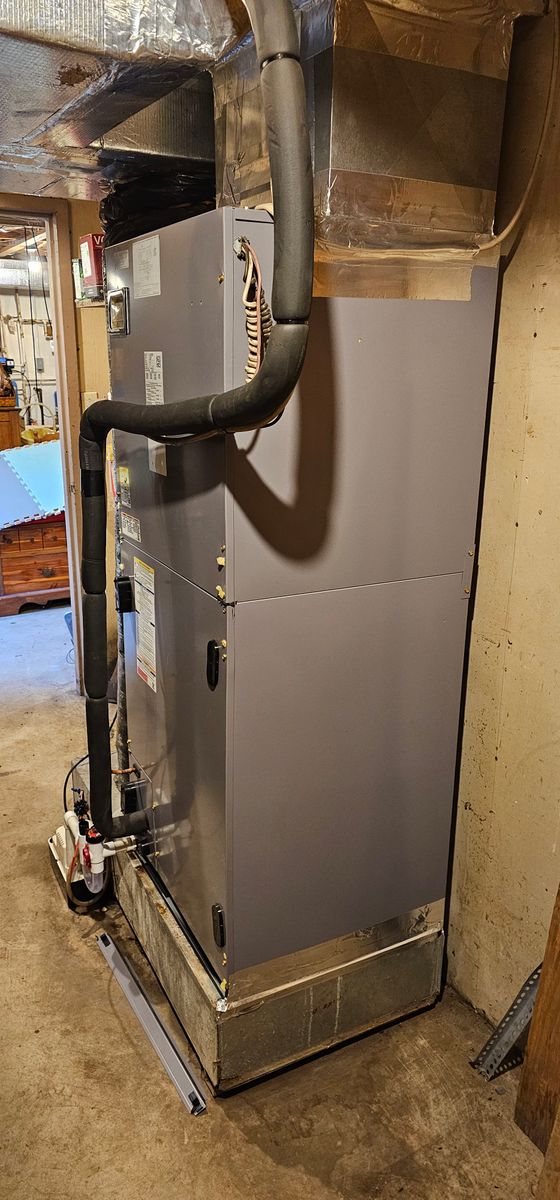Installation of HVAC Systems for Chaney’s Mechanical Services LLC in Sharpsburg, MD
