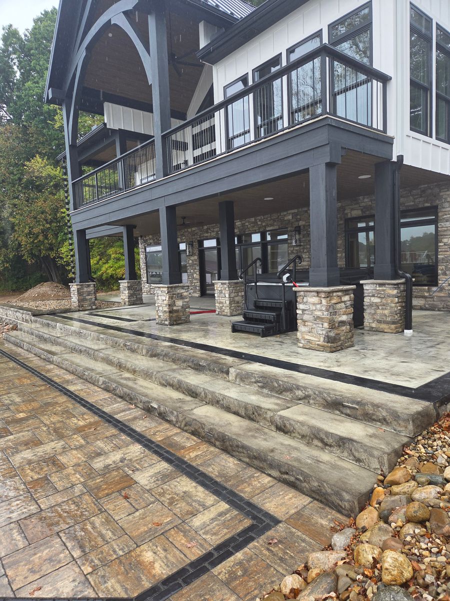 Patio Design & Installation for New Edge Concrete in Mount Vernon, OH
