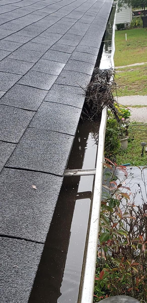 Gutter cleaning for Bullards Pressure Washing Services in Pembroke, NC