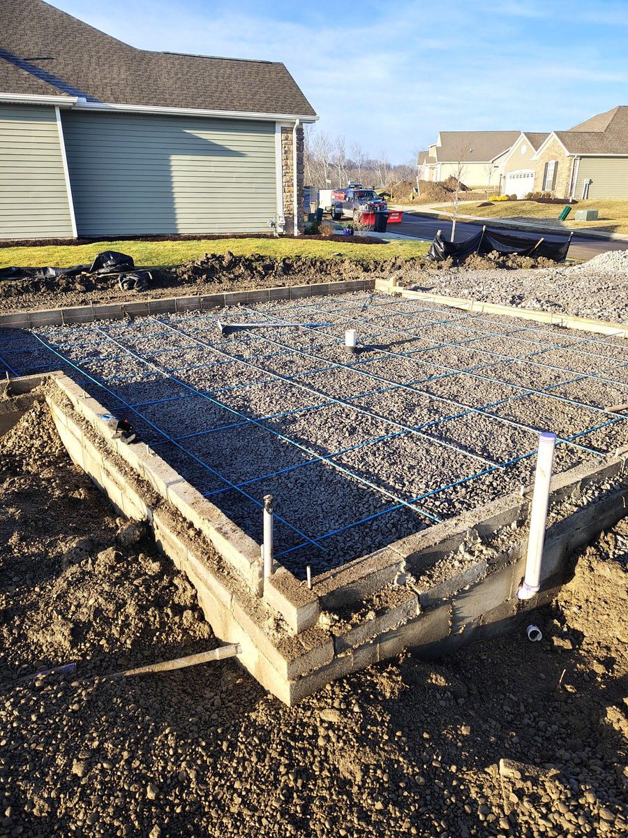 Excavating for Detwiler Landscaping & Concrete in Butler County, PA