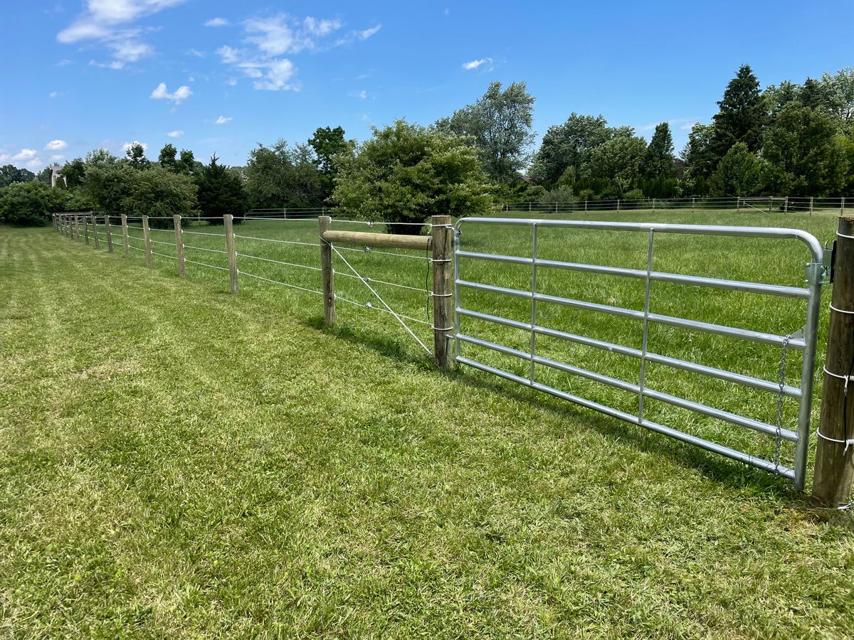 Fence Installation for TMF Services in Lapeer County, MI