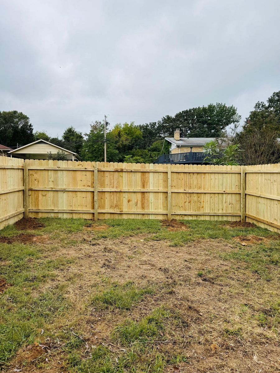 Fence Installation for Ap’s Fencing in McMinnville, TN