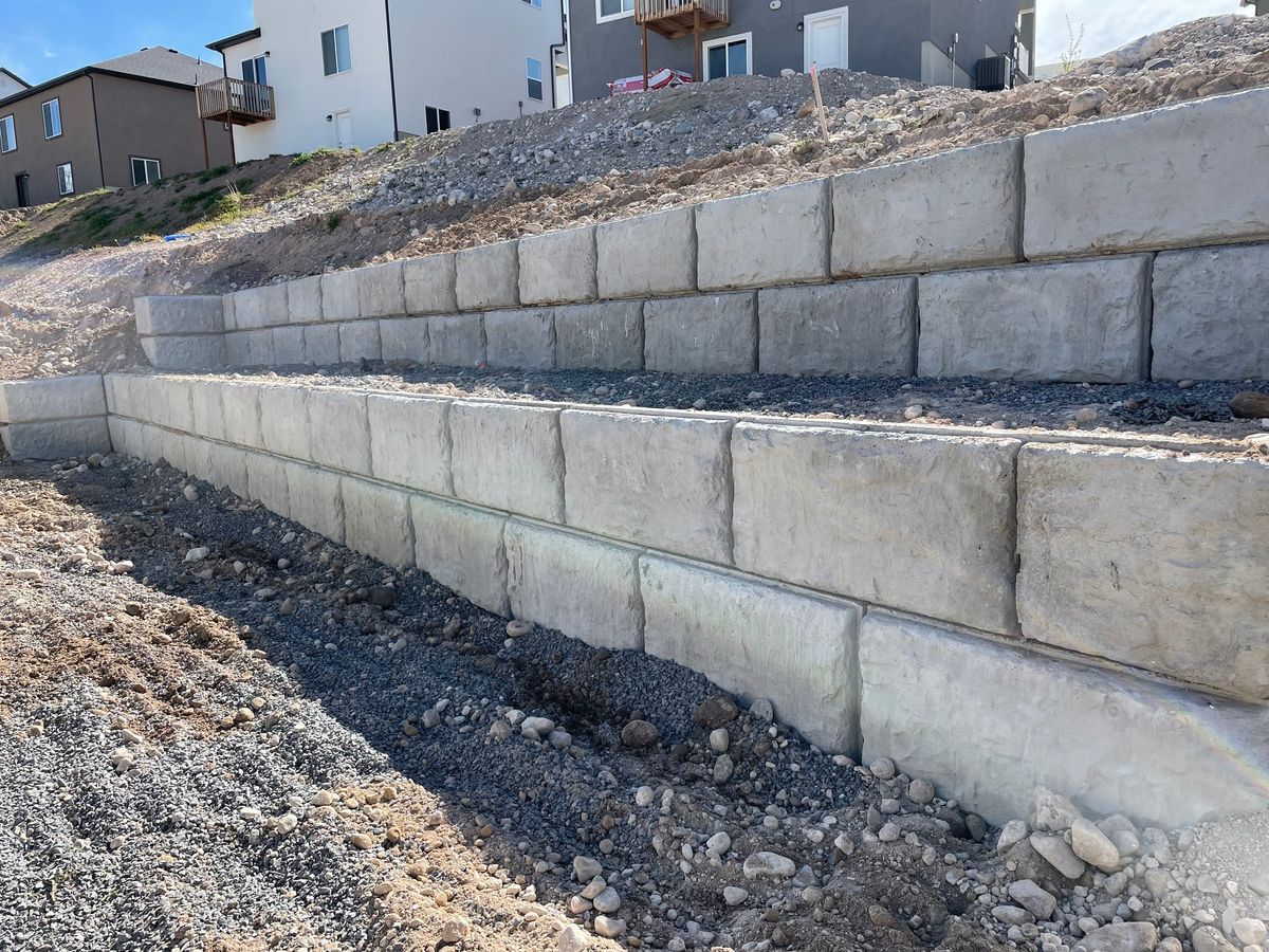 Site Preparation for Premier Rockwall & Excavating in Utah County, UT