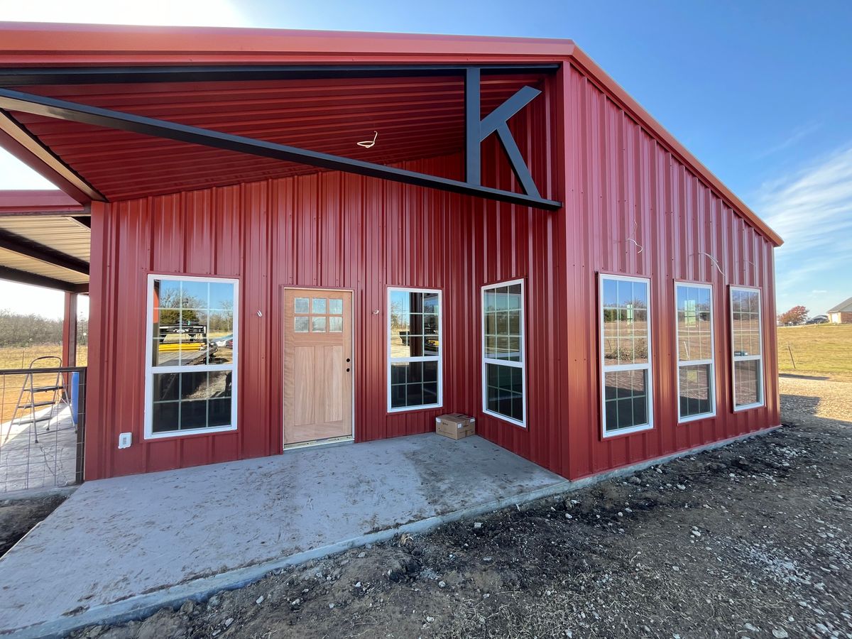 Custom Barndominiums for CR Fabrication in Royse City, TX