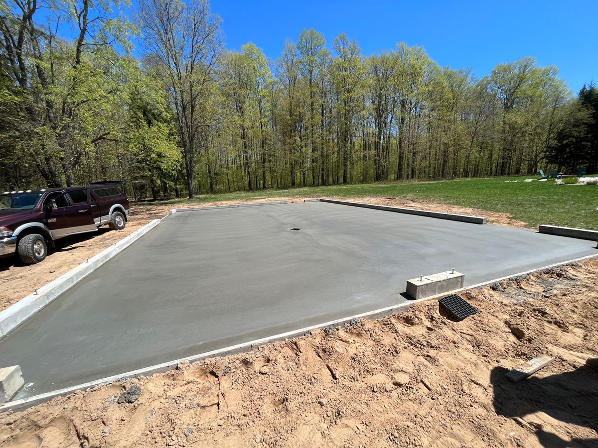 Foundations for JR Concrete in Cadillac, MI