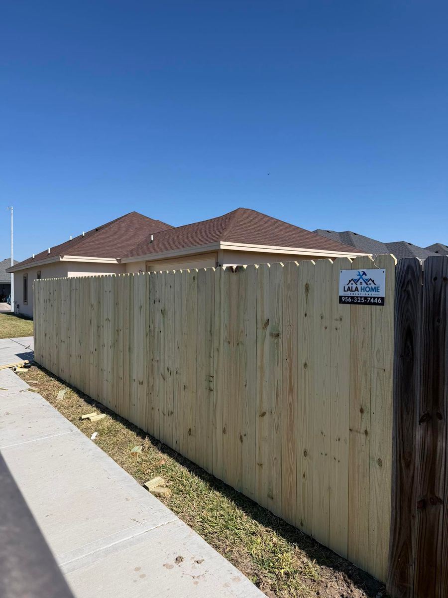 Fencing for Lala Home Solutions in San Juan, TX