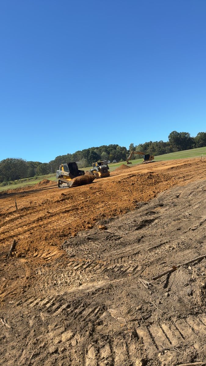 Foundation Digging for West TN Dirt Works in Lexington, TN