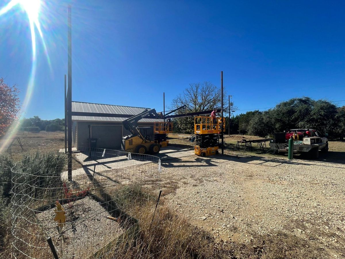 Barndominium Construction for Ryan Bohnert Innovations in Comfort, TX