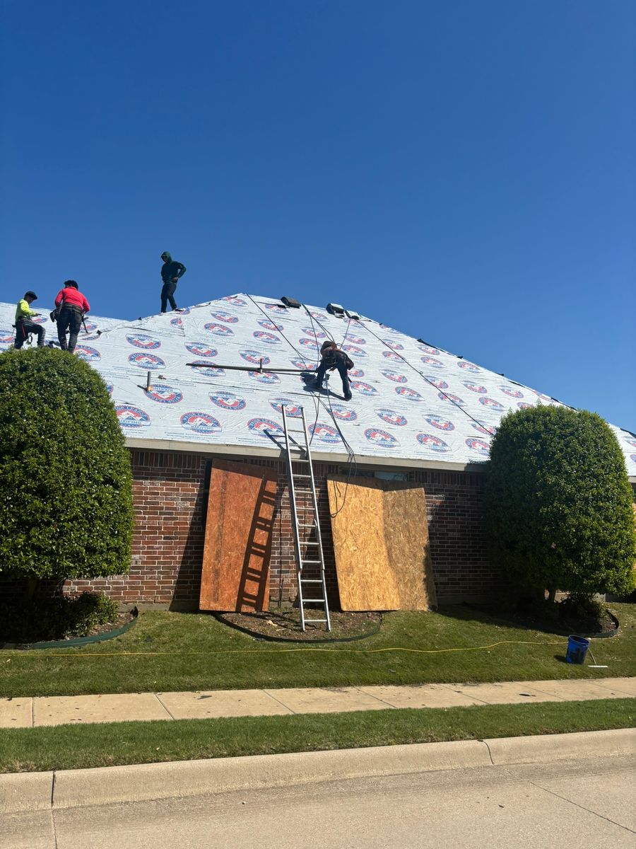 Roofing Installation for Major League Roofing in Frisco, TX