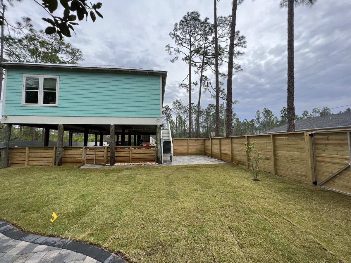 Sod Installation for Poarch Creek Landscaping in Santa Rosa Beach, FL