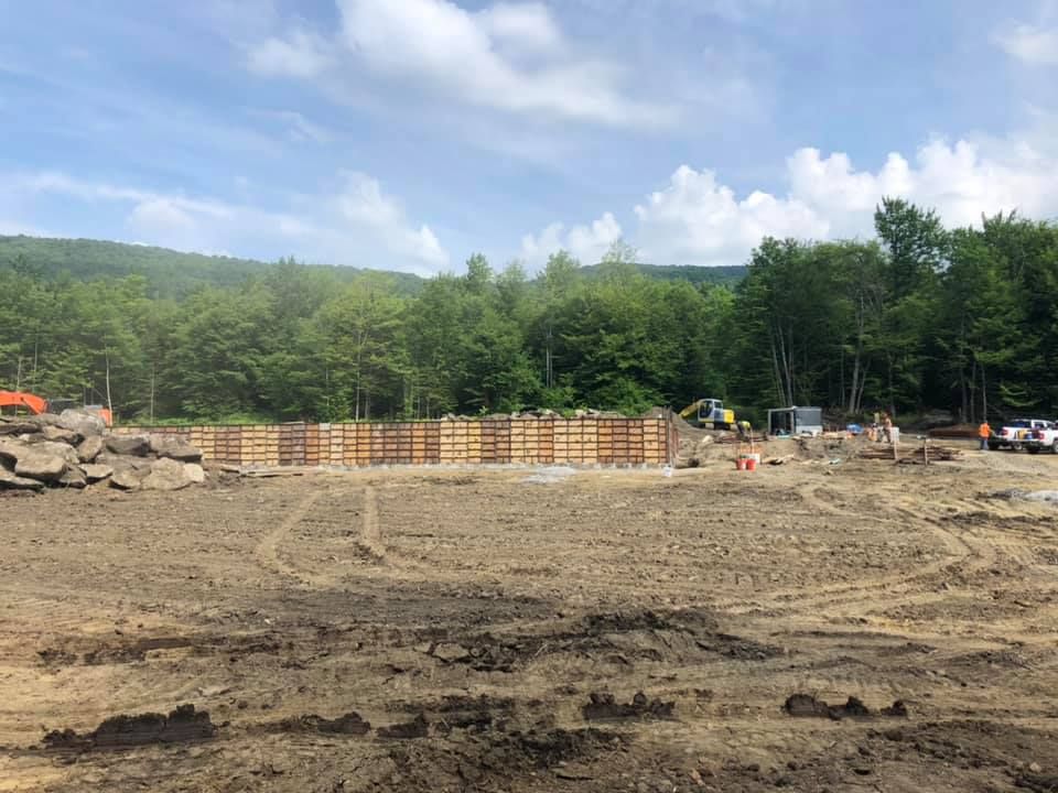 Foundation Digging for Andy Naylor Excavation in Stowe, VT