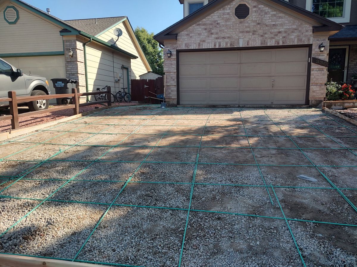 Driveway Construction for J and Son Colorado Concrete LLC in Colorado Springs, CO