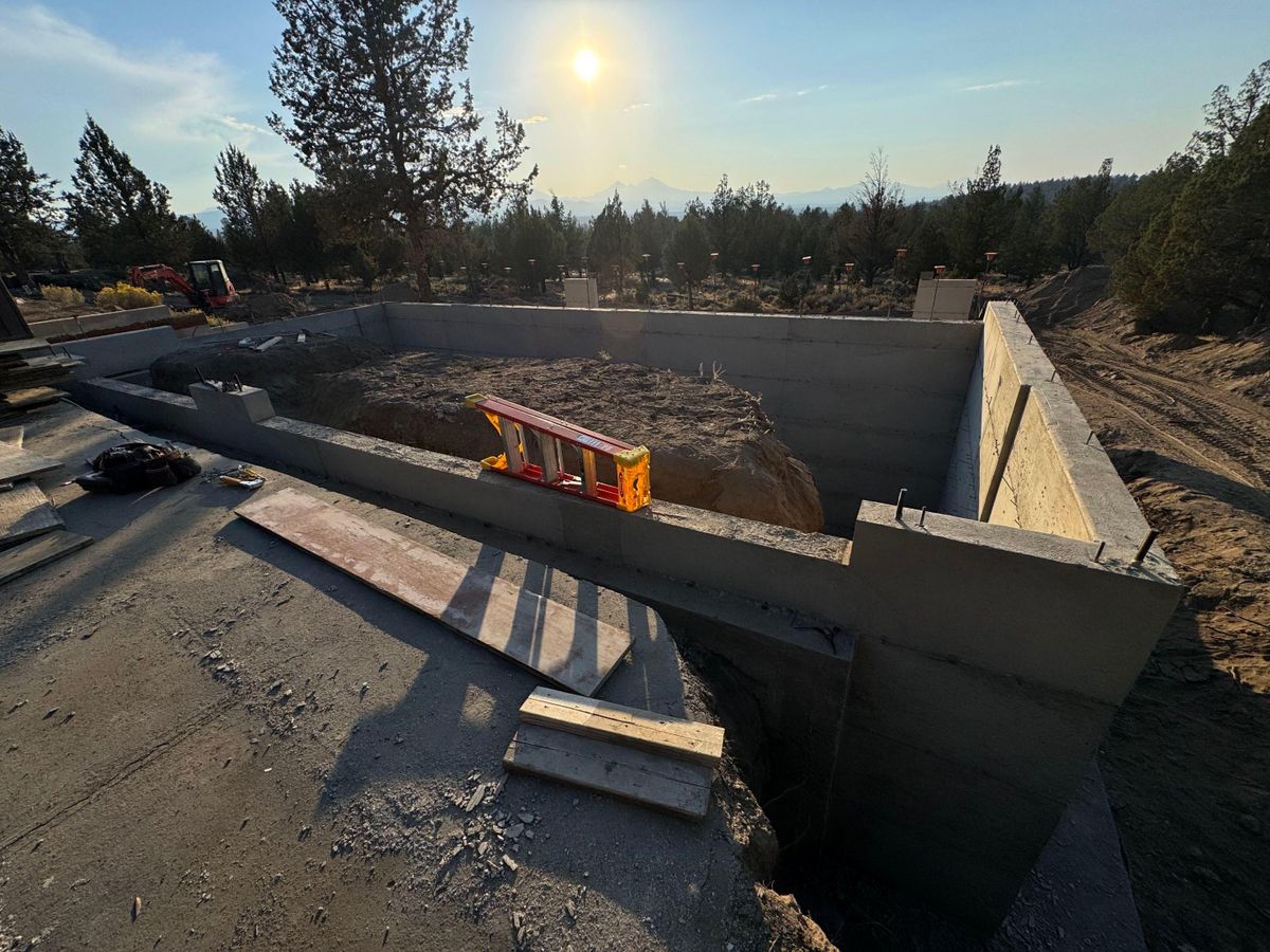 Excavation for TJR Concrete and Construction in Bend, OR
