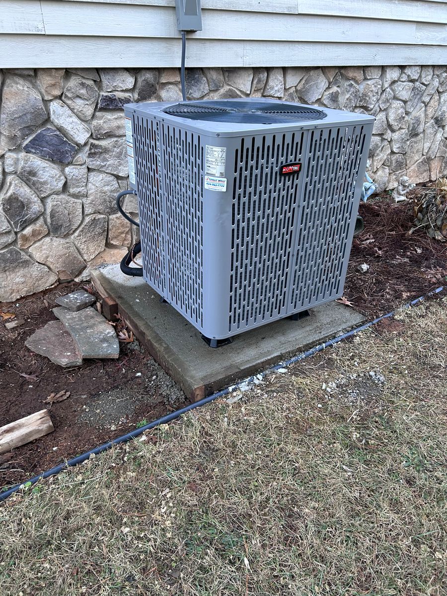 Installation of HVAC Systems for Chilly Willy Mechanical in Charlottesville, VA