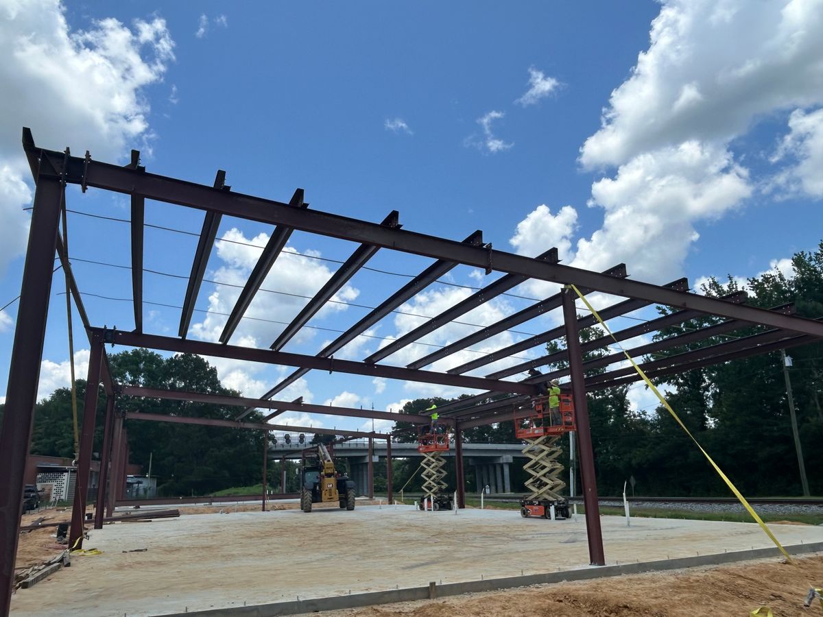 Metal Buildings for Broadway & McMullen Construction in Hattiesburg, MS