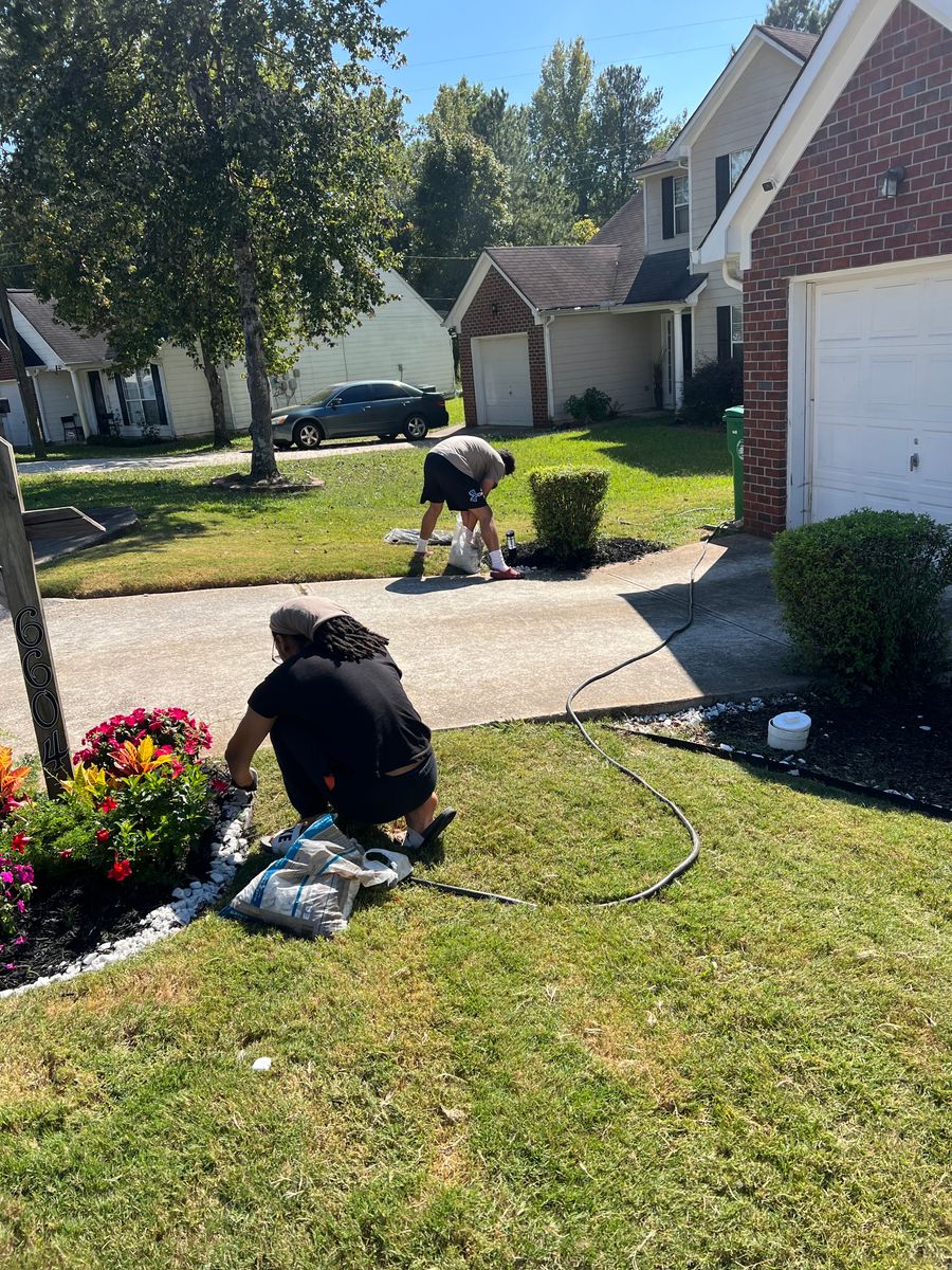 Flower Bed Installation for Prime Lawn LLC in Conyers, GA