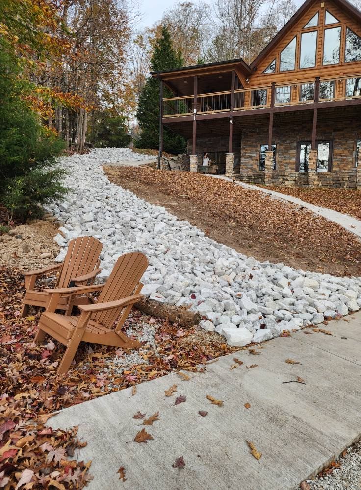 Gravel work for Williams Lawn & Land in Sharps Chapel, TN