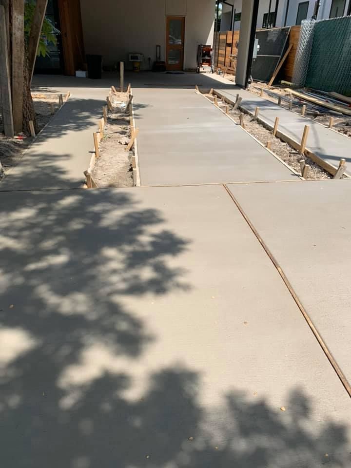 Sidewalk Installation for Benitez Brothers Construction in Austin, TX