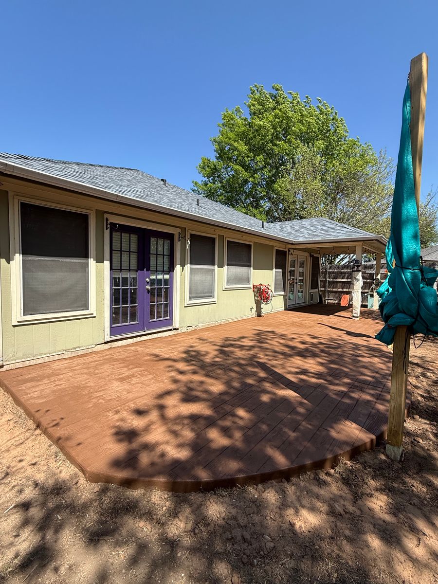 Patios for Benitez Brothers Construction in Austin, TX