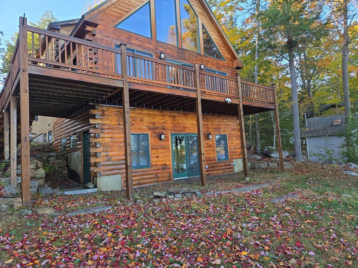 Cedar and Log Home Stain Refinishing for Jalbert Contracting LLC in Alton, NH
