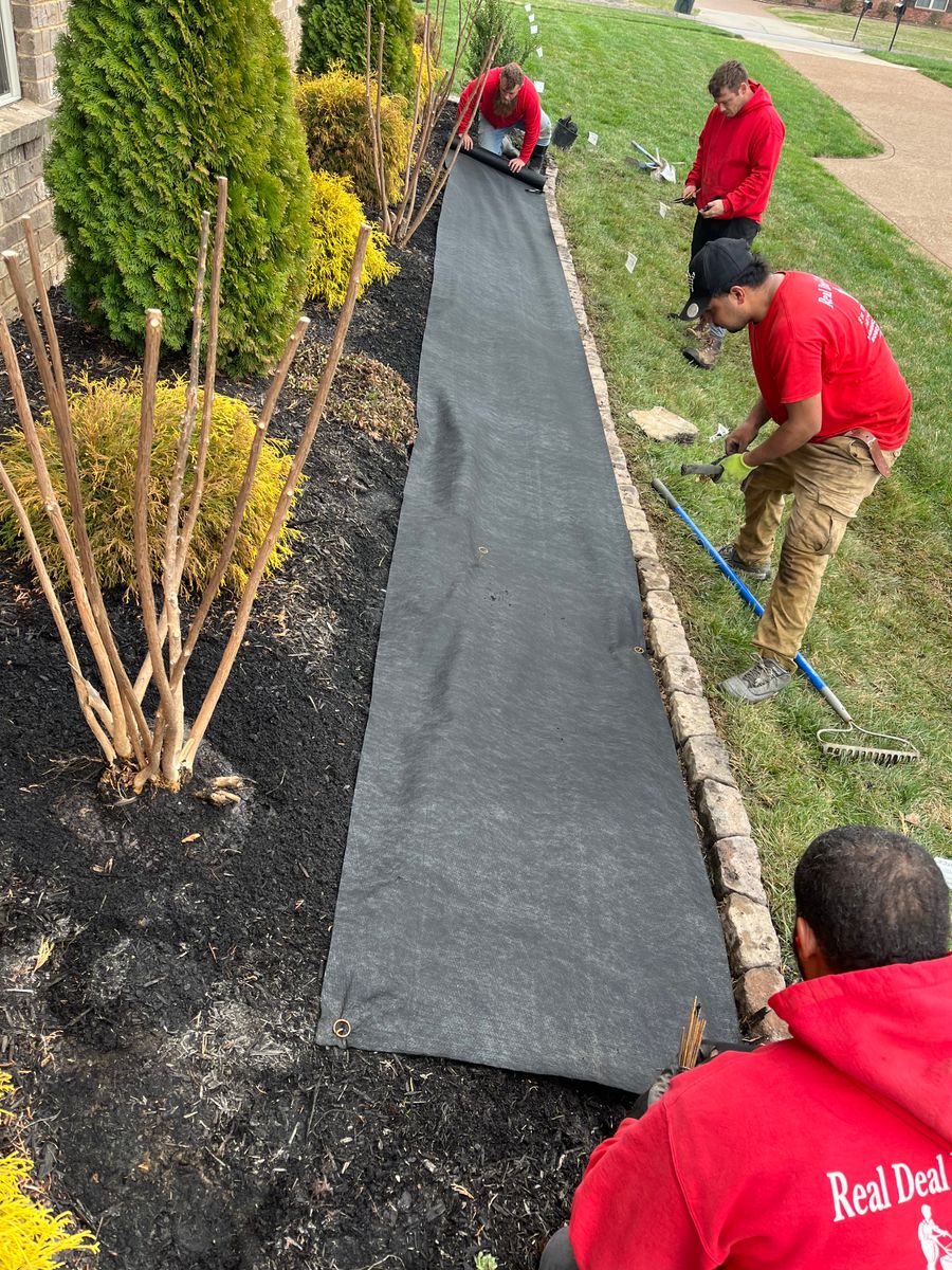 Landscape Installation for Real Deal Lawn Care in Goodlettsville, TN