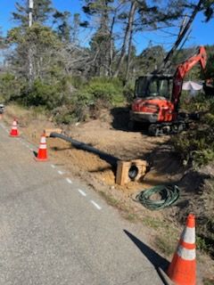 Land Clearing for Schaap Excavating in Gualala, CA