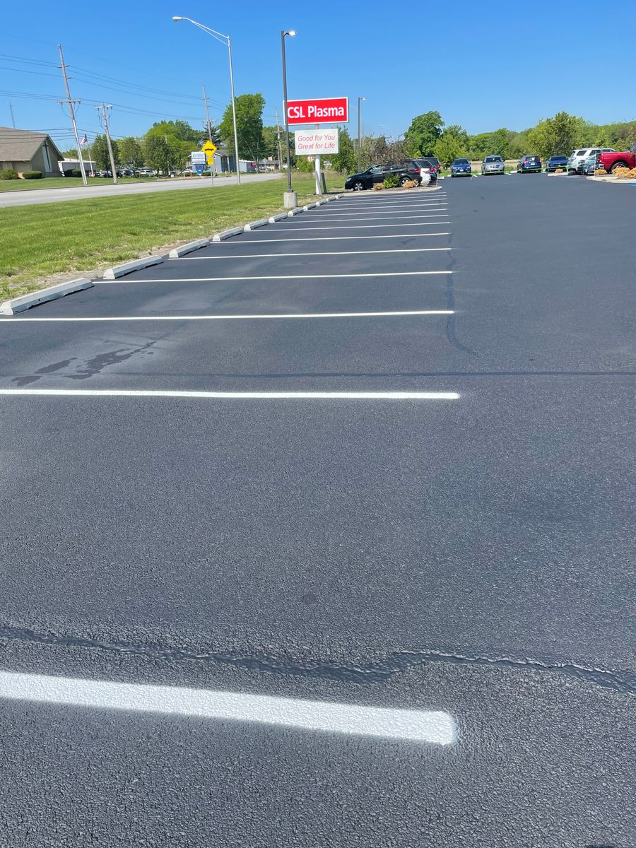 Pavement Striping for Always Sealcoating & Paving in Indianapolis, IN