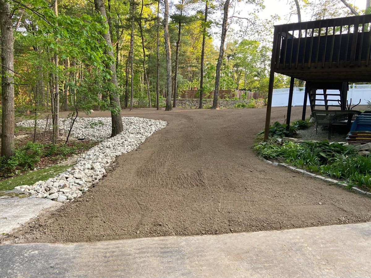 Site Preparation for Staruk Trucking & Excavation Inc. in Uxbridge, MA