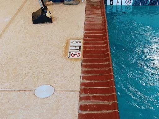 Pool Deck Paving for JT Pools in Midland, TX