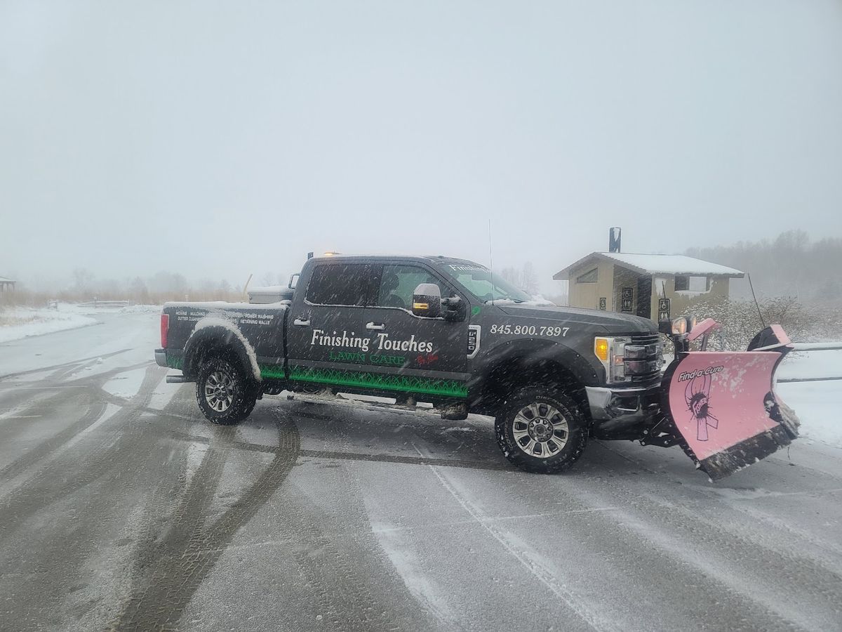 Snow Plowing for Finishing Touches in Pine Bush, NY
