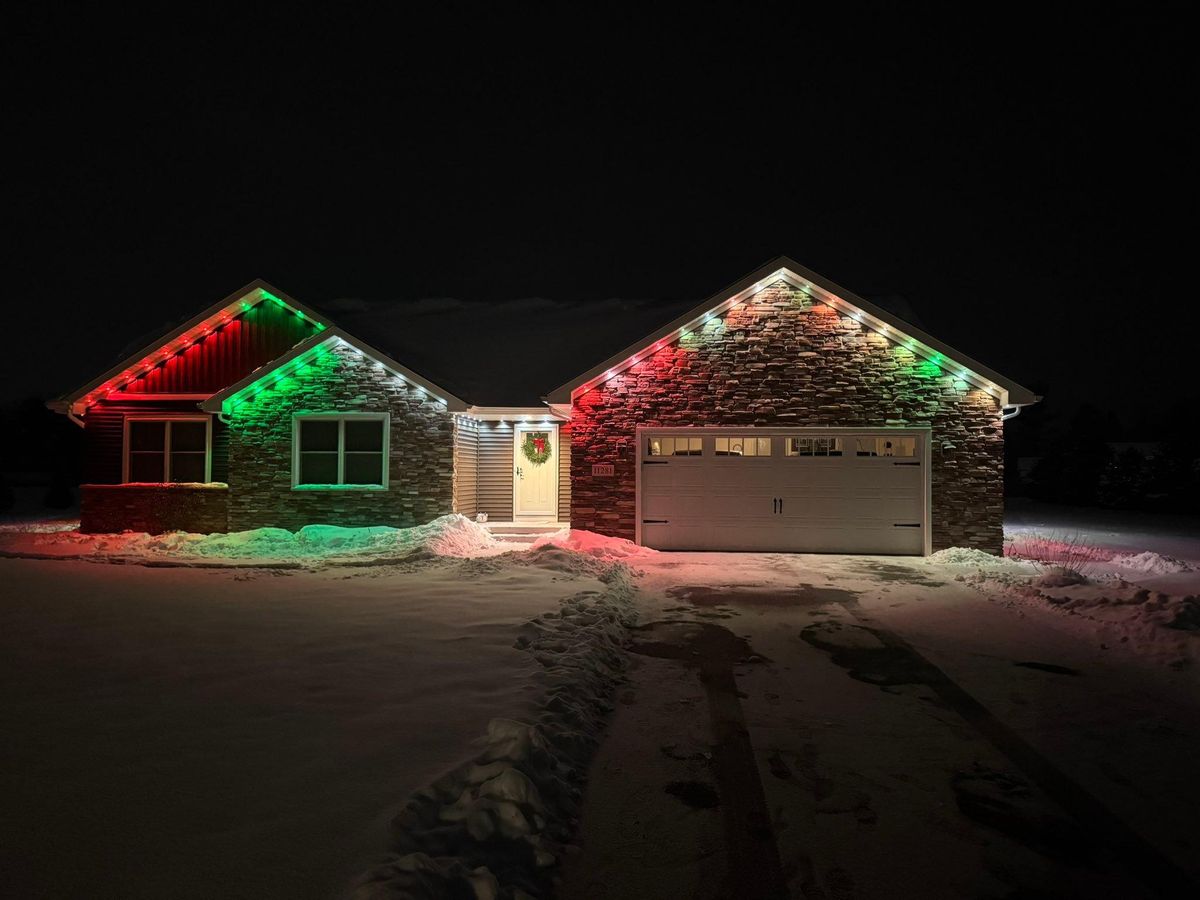 Permanent Outdoor Lighting for Risner Construction in De Motte, IN