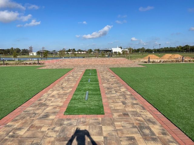 Artificial Turf for Out Back Pool and Spa Creations in The Woodlands, TX