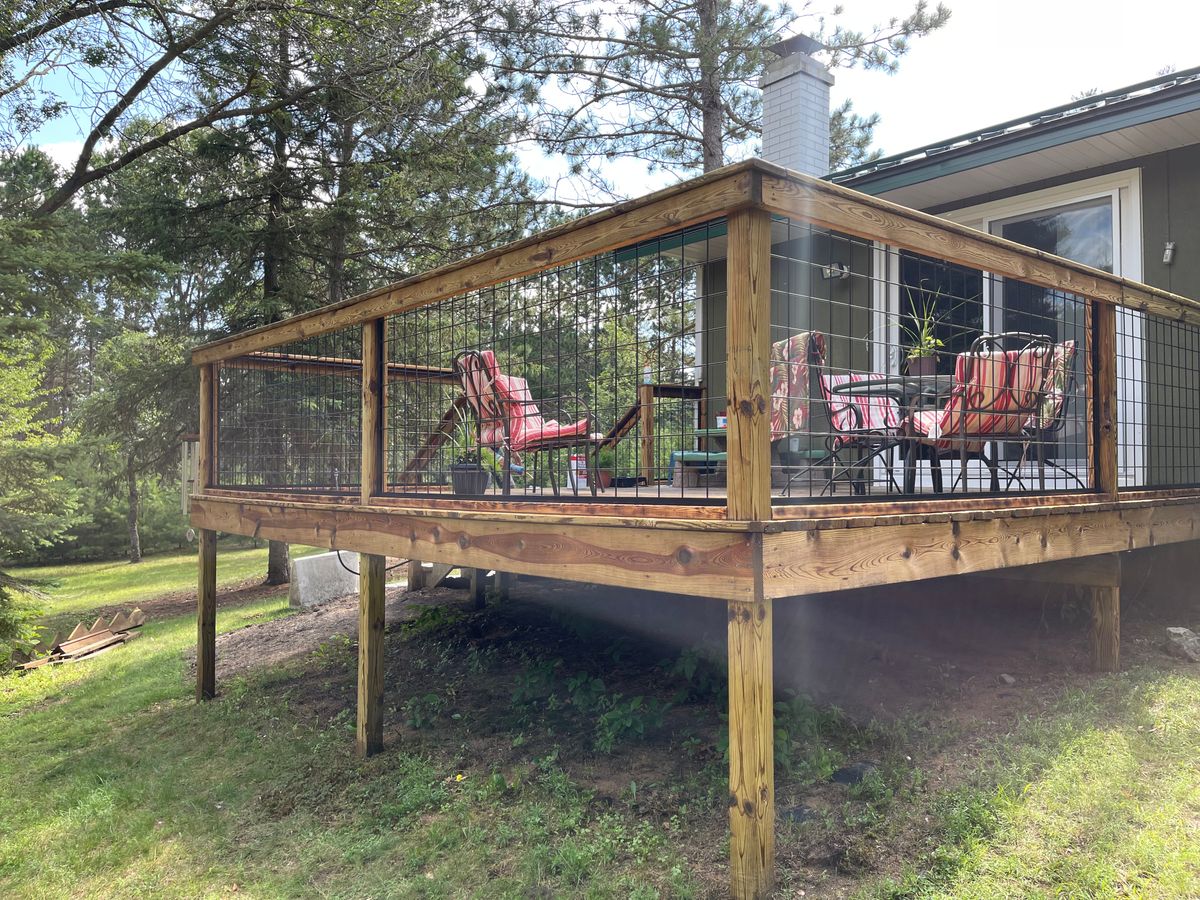 Staining/Refinishing for Go Ghetters Construction in Portage, Wisconsin