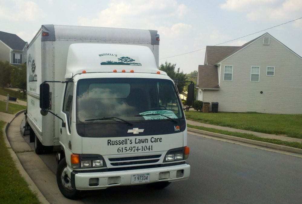 Mowing for Russell's Lawn Care Plus in Nashville, TN