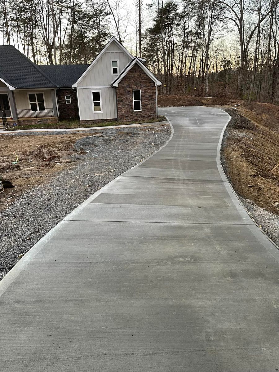 Sidewalk Installation for Tommy Moore Construction in Anderson County, TN