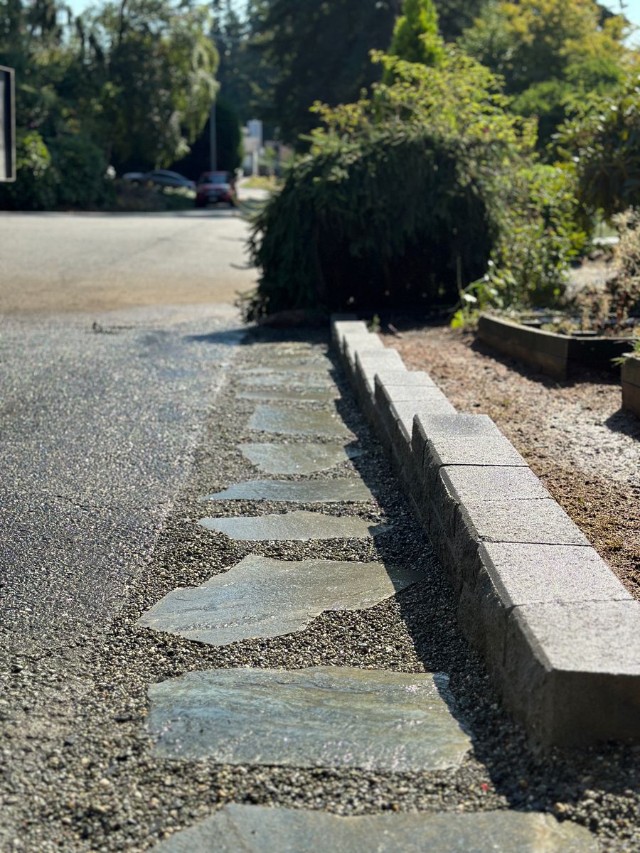 Retaining Wall Construction for MV Landscapes LLC in Everett, WA