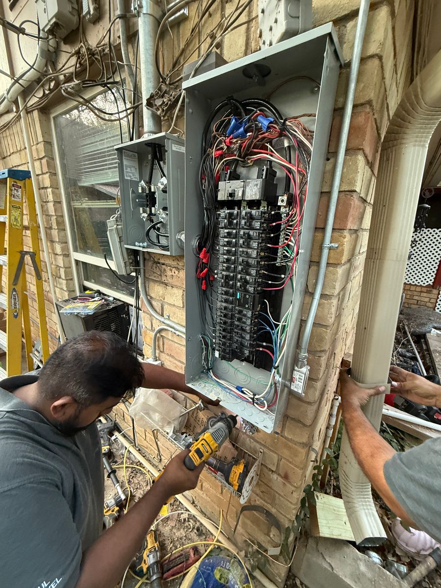 Electrical Works for Sylvester Construction in Flower Mound, TX