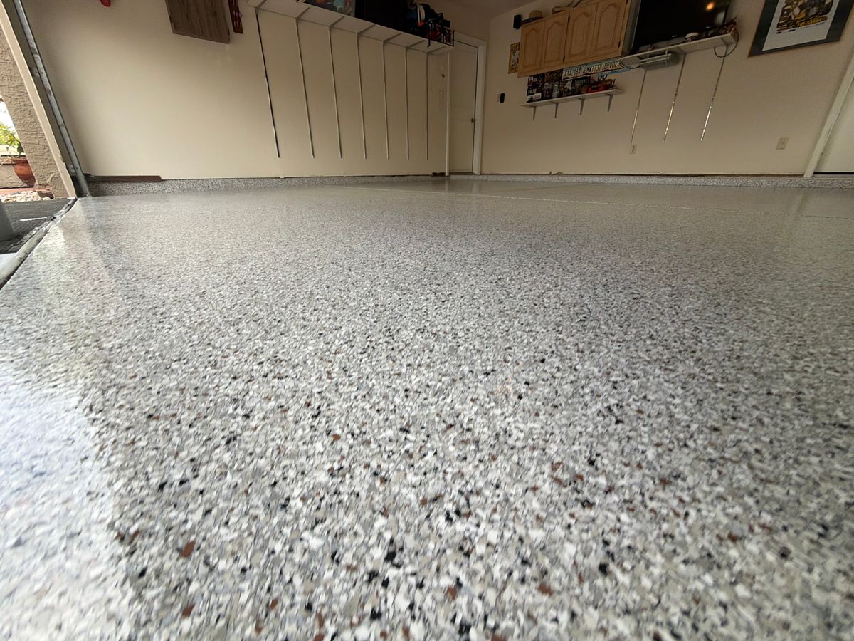 Epoxy Garage Coatings for PRYME EPOXY LLC in Mayer, AZ