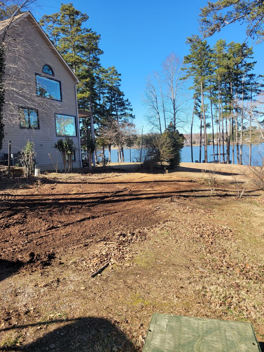 Site Preparation for Bobcat Bob in Clermont, GA