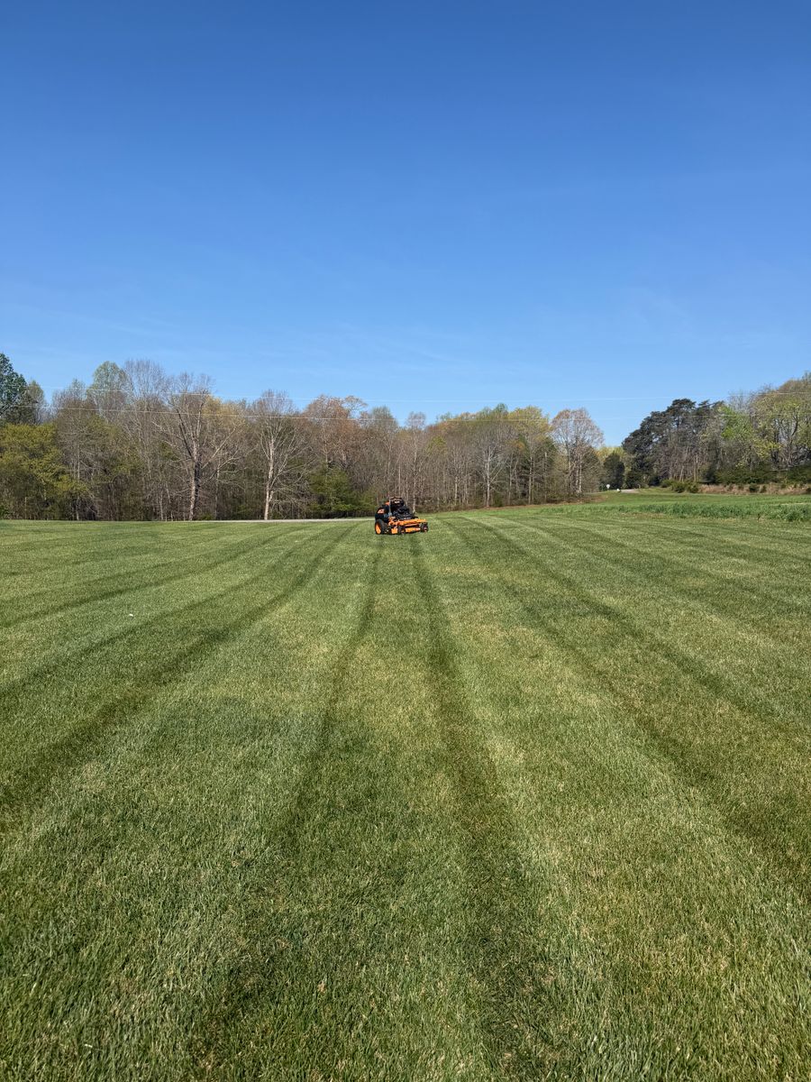 Lawn Mowing for Holloway Yard Company in Winston-Salem, NC