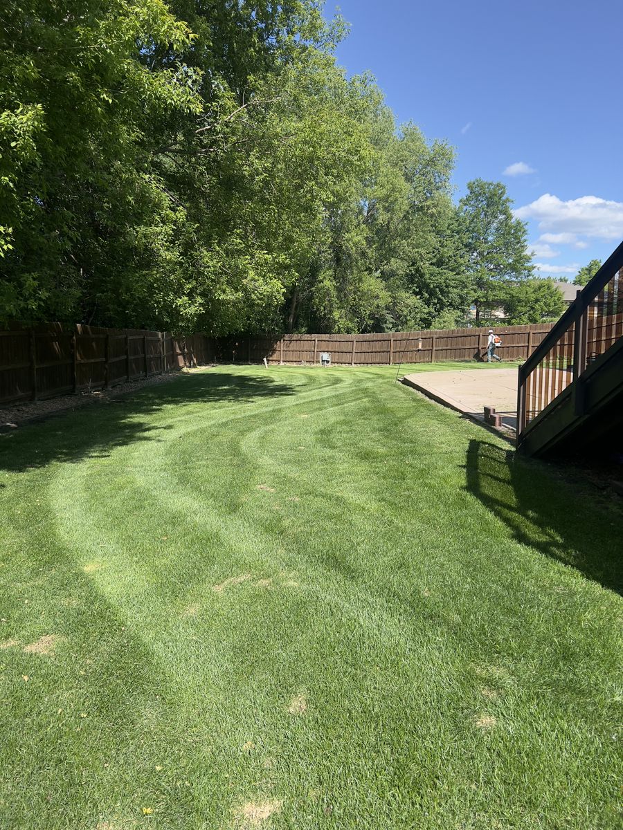 Mowing for Luke's Lawn Care and Landscape in Andover, MN