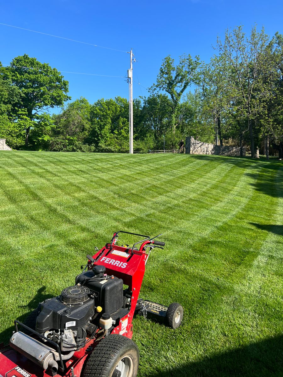 Lawn Aeration for Green Sweep Lawn and Landscape in Eureka, MO