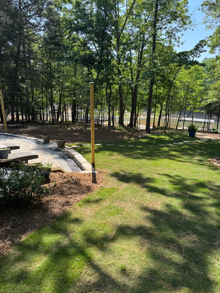 Landscape Installation for Peach State Landscaping in Hartwell, GA